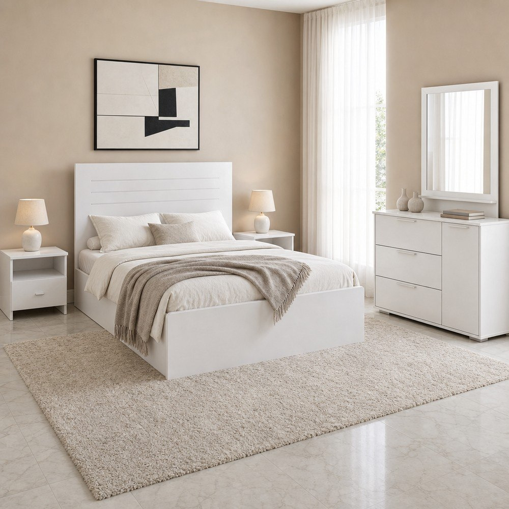 Frankfurt Patara 5-Piece Queen Bedroom Package-hbxfurniture-bedsandbedsets-bedroomsets-queen-image-1