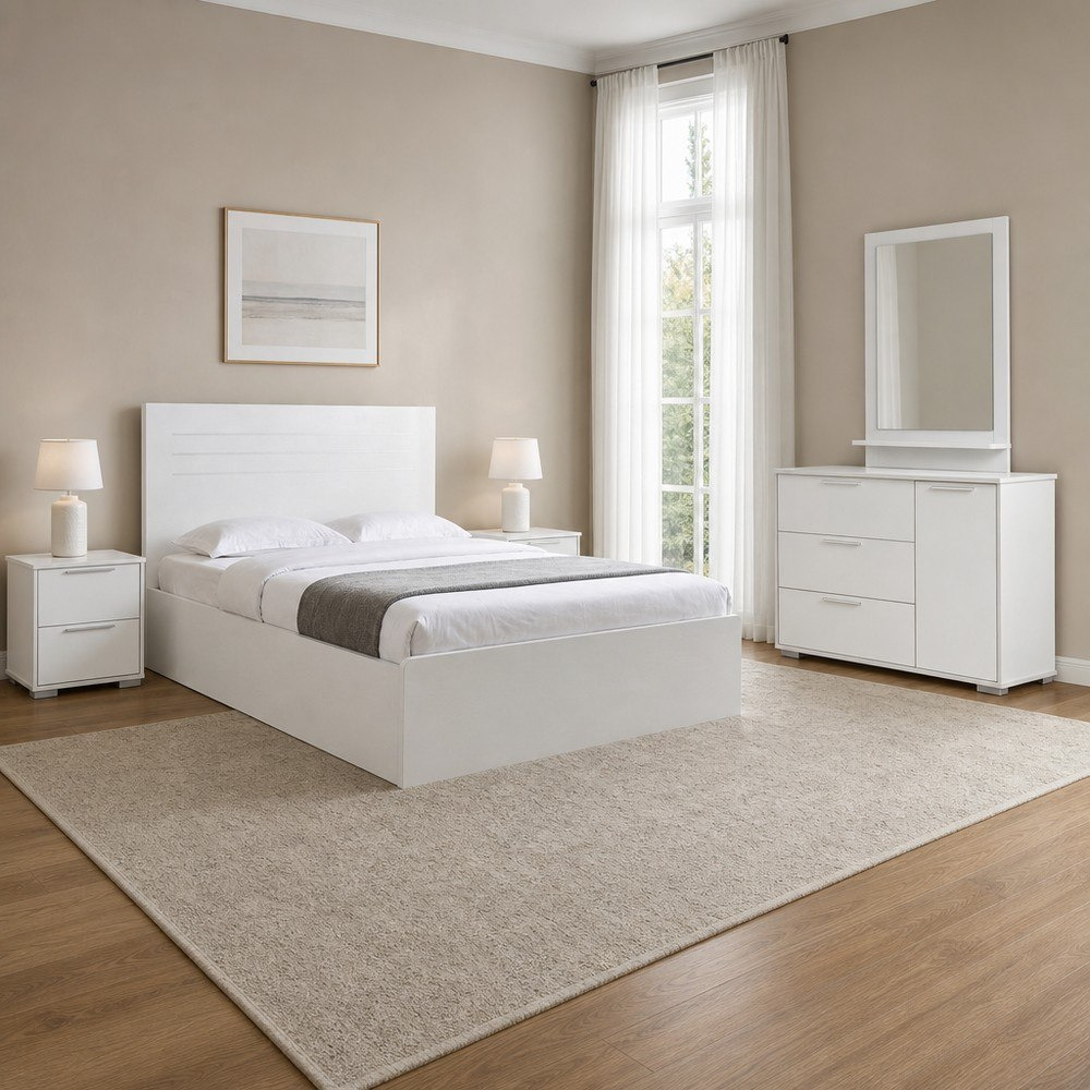 Frankfurt Patara 5-Piece Queen Bedroom Package-hbxfurniture-bedsandbedsets-bedroomsets-queen-image-1