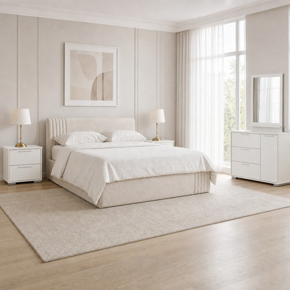 Frankfurt 5-Piece King Upholstered Hydraulic Bedroom Package-hbxbedroom-bedsandbedsets-bedroomsets-king-image-1