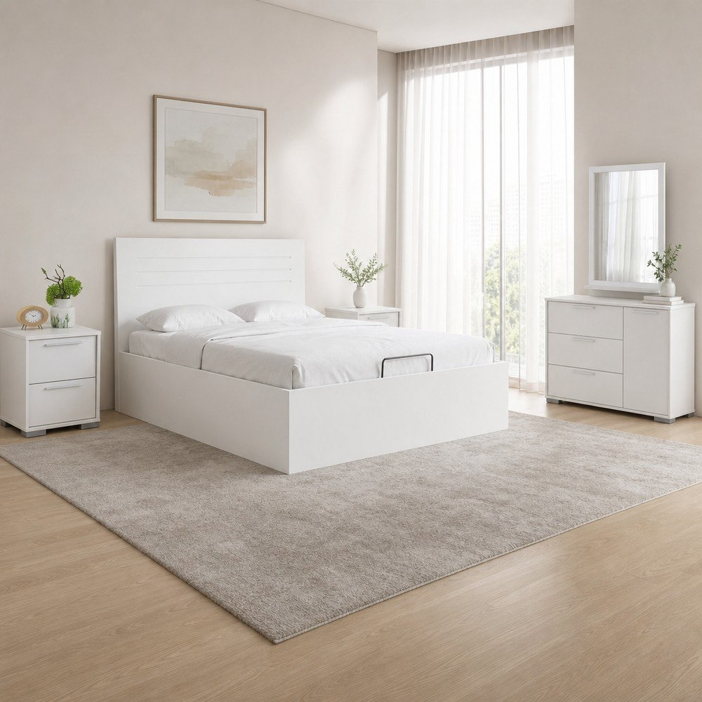 Frankfurt Patara 5-Piece Queen Hydraulic Bedroom Package-hbxfurniture-bedsandbedsets-bedroomsets-queen-image-1