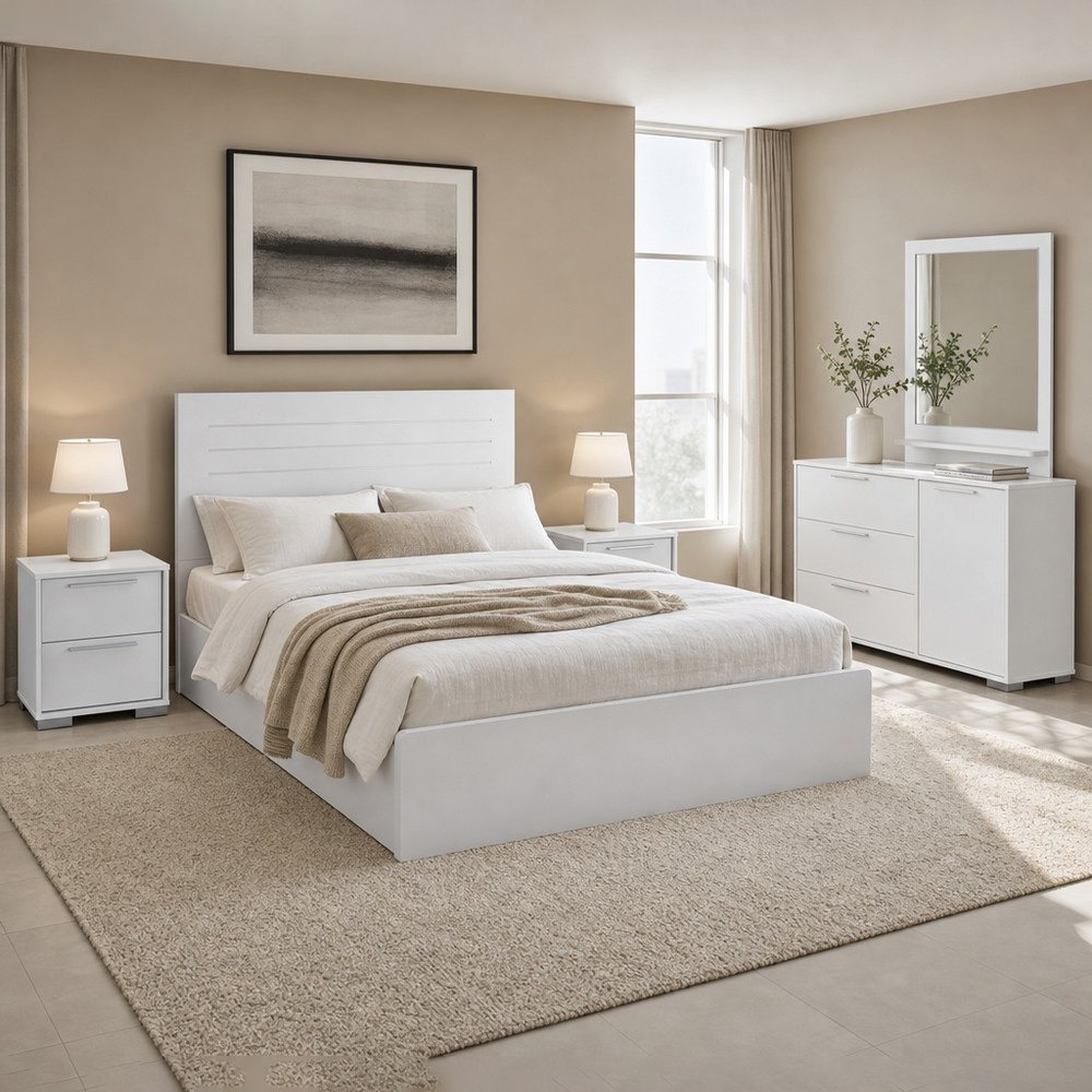 Frankfurt Patara 5-Piece Queen Bedroom Package-hbxfurniture-bedsandbedsets-bedroomsets-queen-image-1