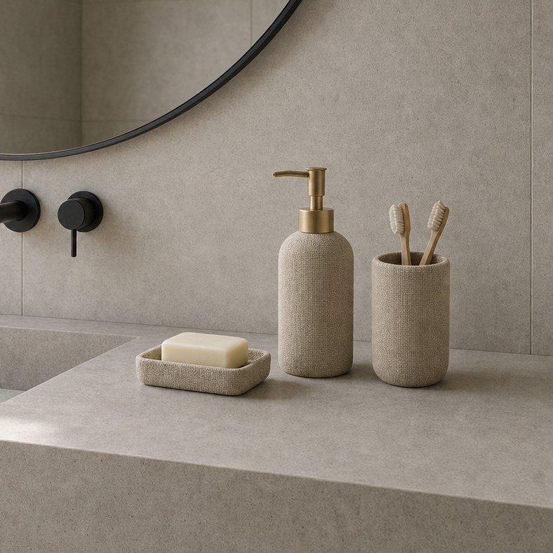 طقم إكسسوارات حمام راتنج 3 قطع من ساتين-hbxbathroom-bathaccessories-bathroomsets-image-1