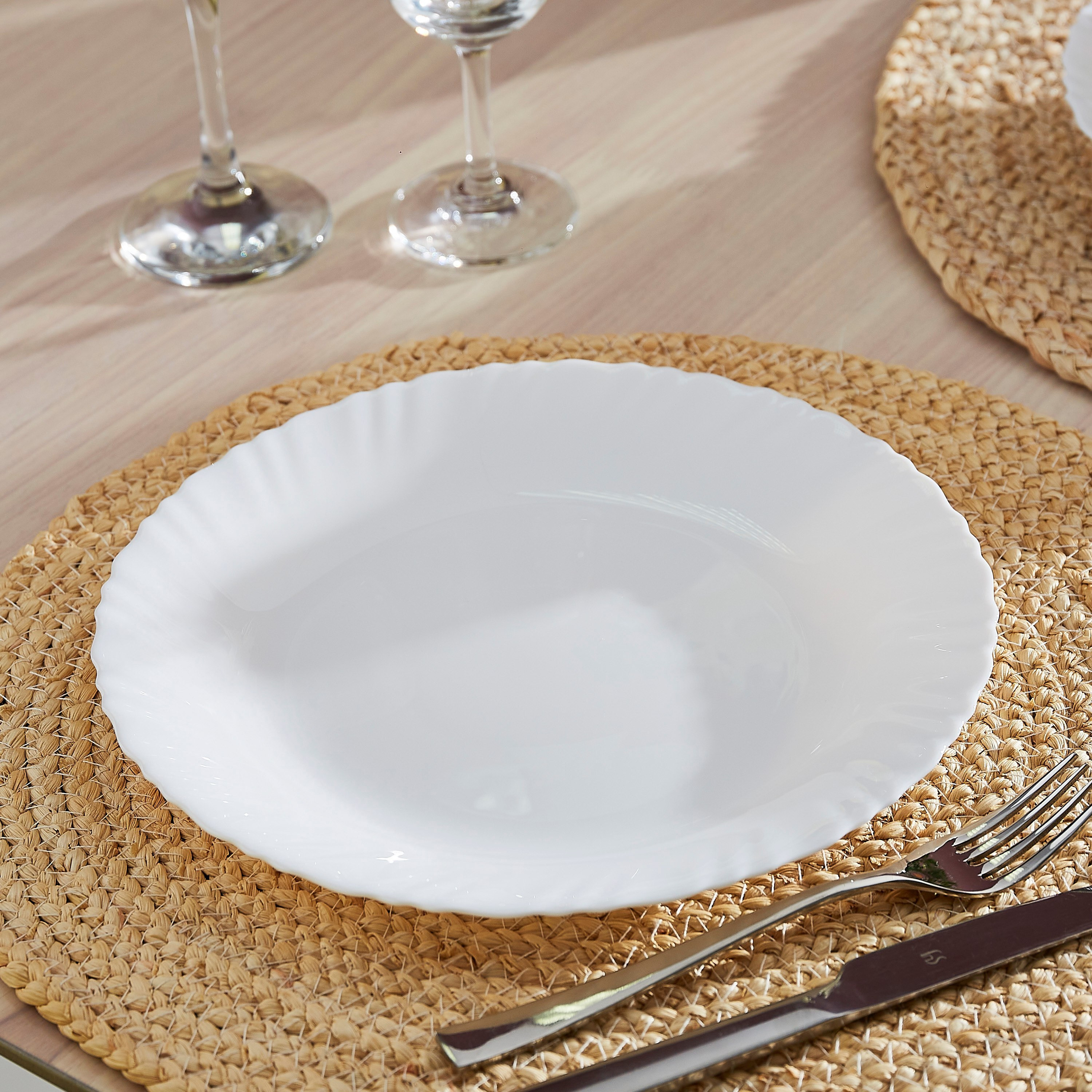 طقم عشاء 18 قطعة من بيرل - يخدم 6 أفراد-hbxdiningroom-tabletop-dinnersets-image-2