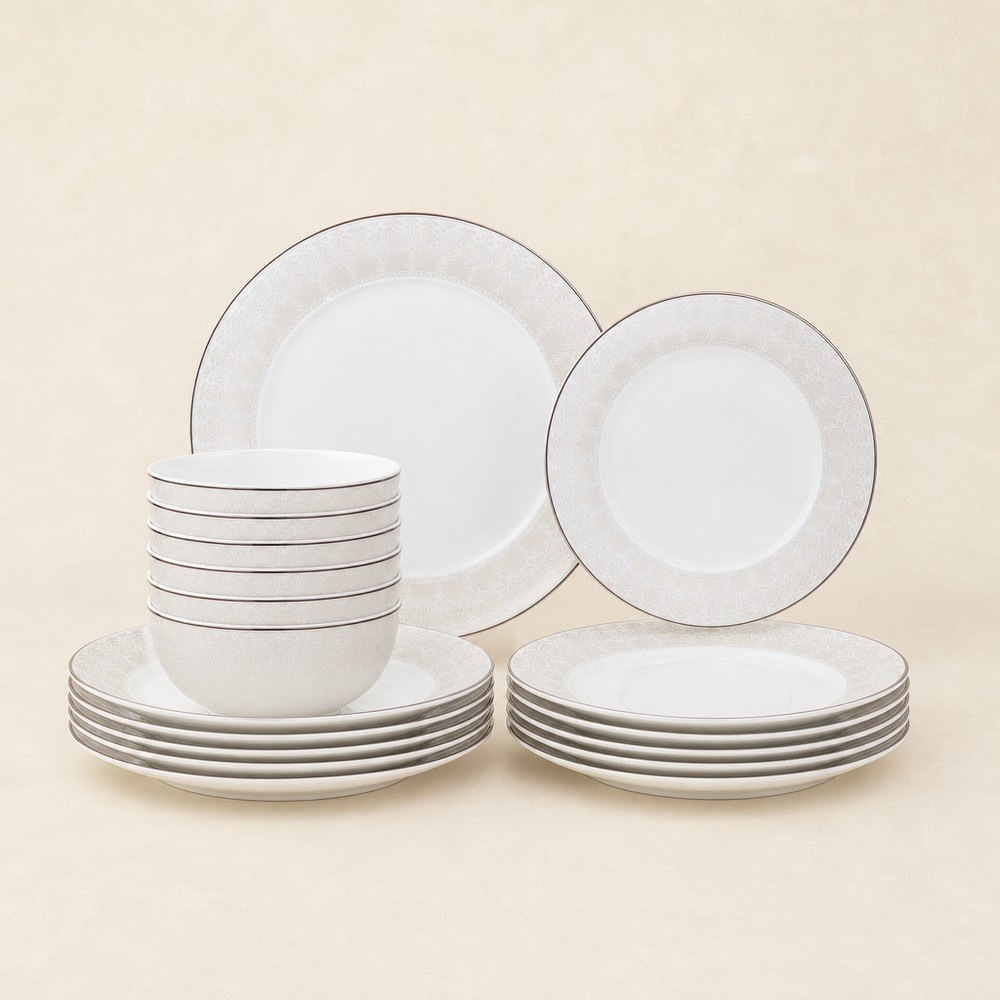 طقم عشاء 18 قطعة من ساندرا - يخدم 6 أفراد-hbxdiningroom-tabletop-dinnersets-image-1