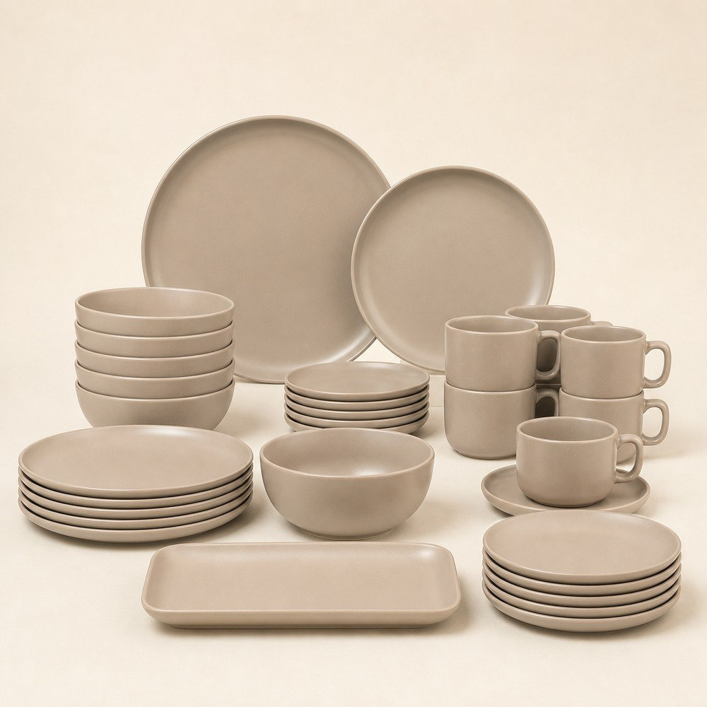 طقم عشاء 32 قطعة ساند من أوليفيا - يخدم 6 أفراد-hbxdiningroom-tabletop-dinnersets-image-1