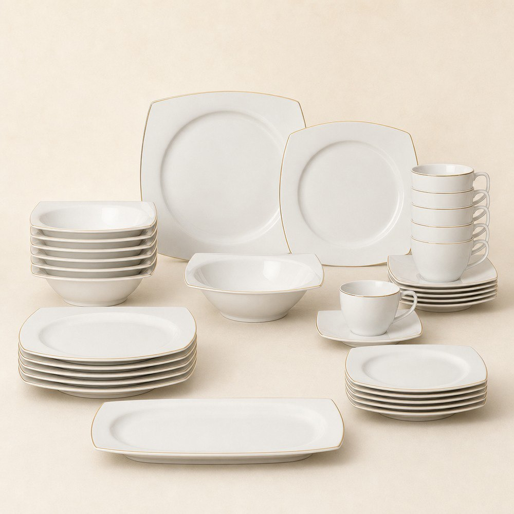 طقم عشاء 32 قطعة من بيس - يخدم 6 أفراد-hbxdiningroom-tabletop-dinnersets-image-1