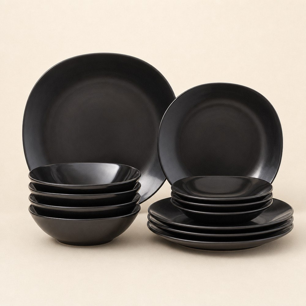 طقم عشاء أوبال وير 12 قطعة من لومينوس - يخدم 4 أفراد-hbxdiningroom-tabletop-dinnersets-image-1