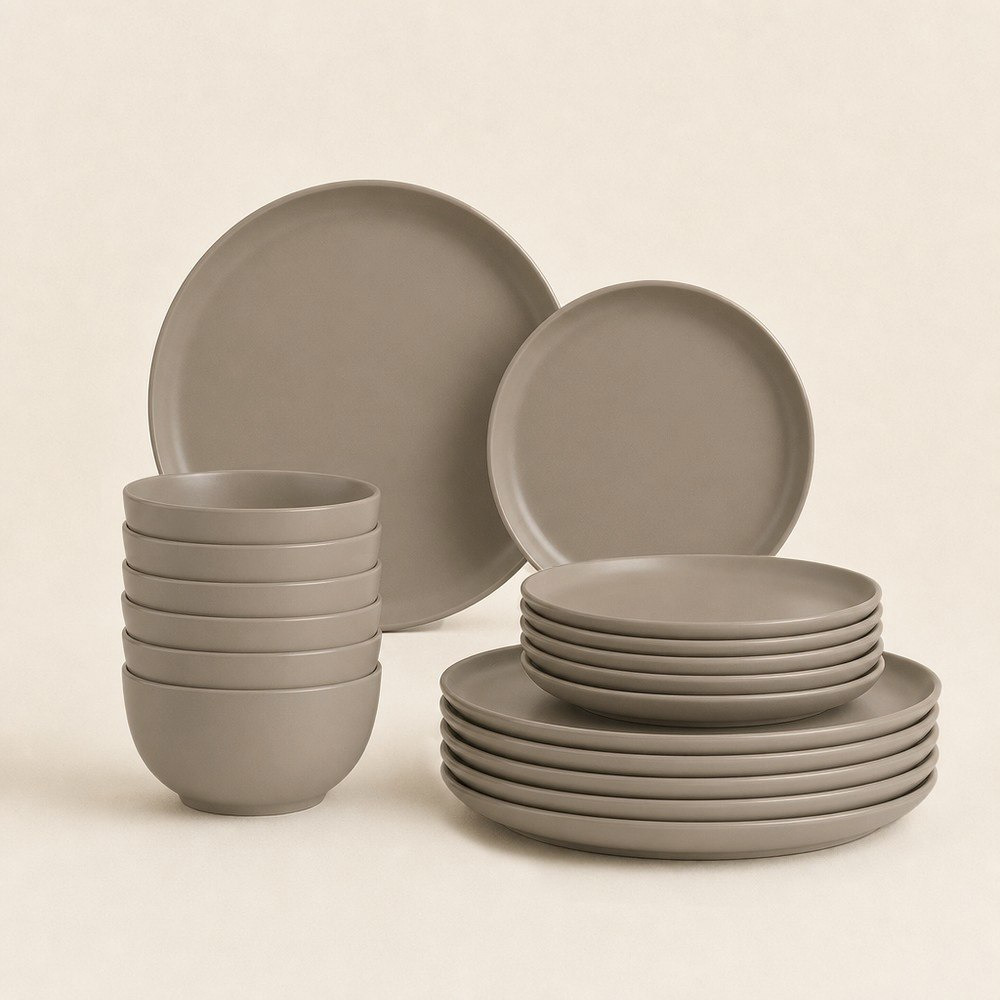 Olivia Sand 18-Piece Dinner Set - Serves 6-hbxdiningroom-tabletop-dinnersets-image-1