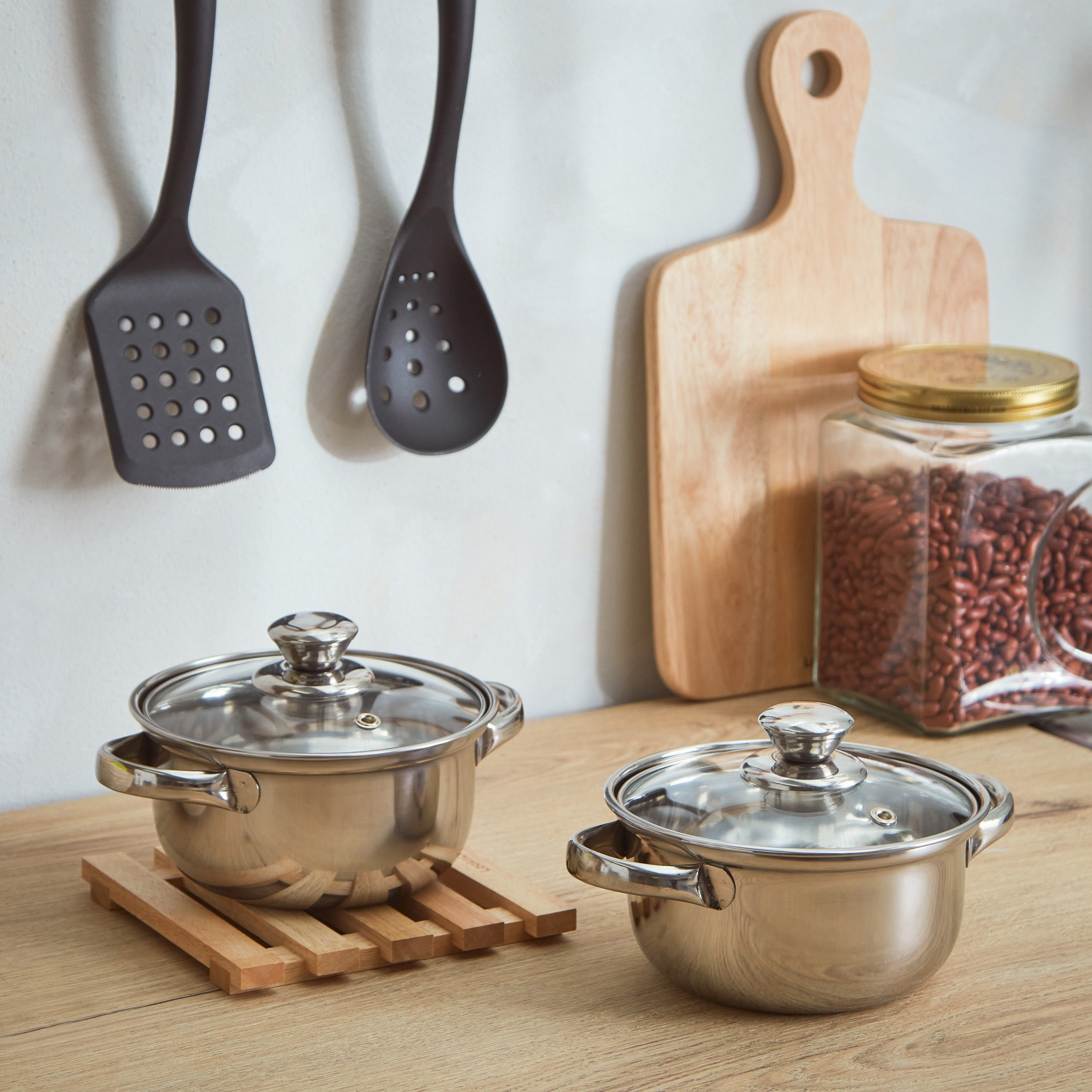 طقم أواني طهي ستانلس ستيل 5 قطع من ستيلو-hbxkitchen-cookware-image-2